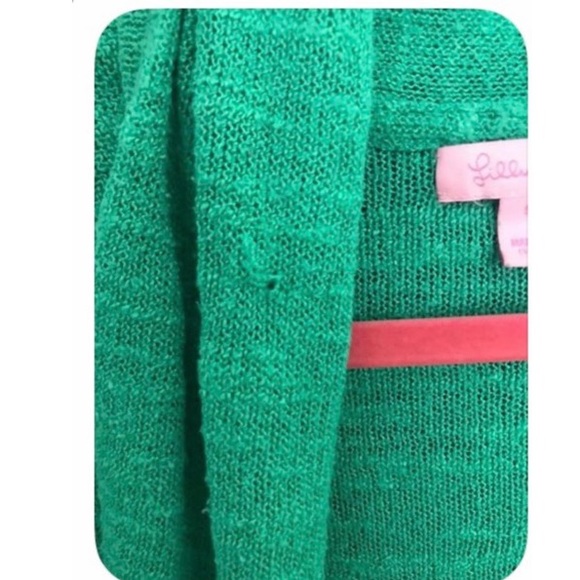 Lilly Pulitzer Cardigans Teal & Royal Blue - Picture 4 of 5